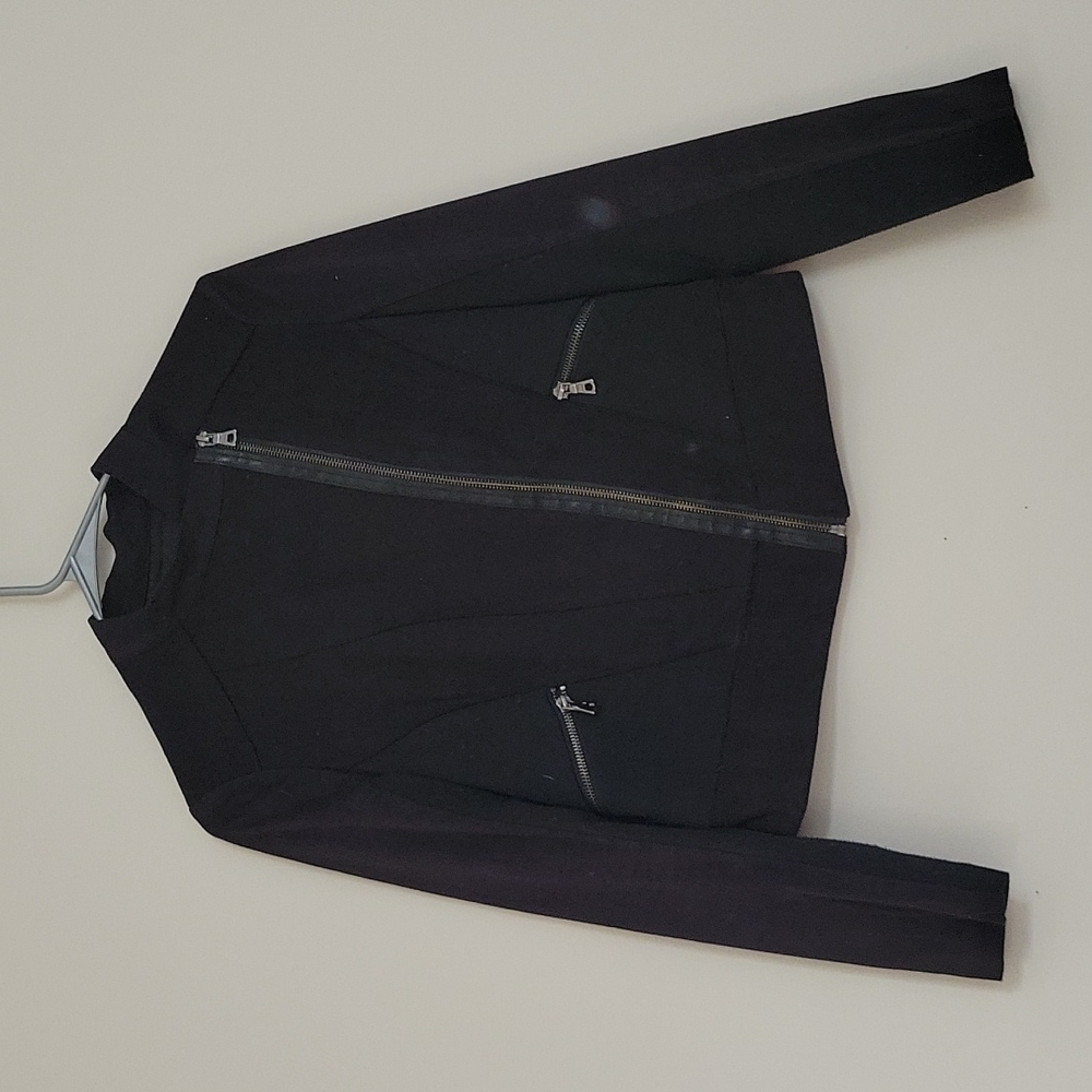 Elie Tahari Black Zip Jacket - Picture 6 of 11